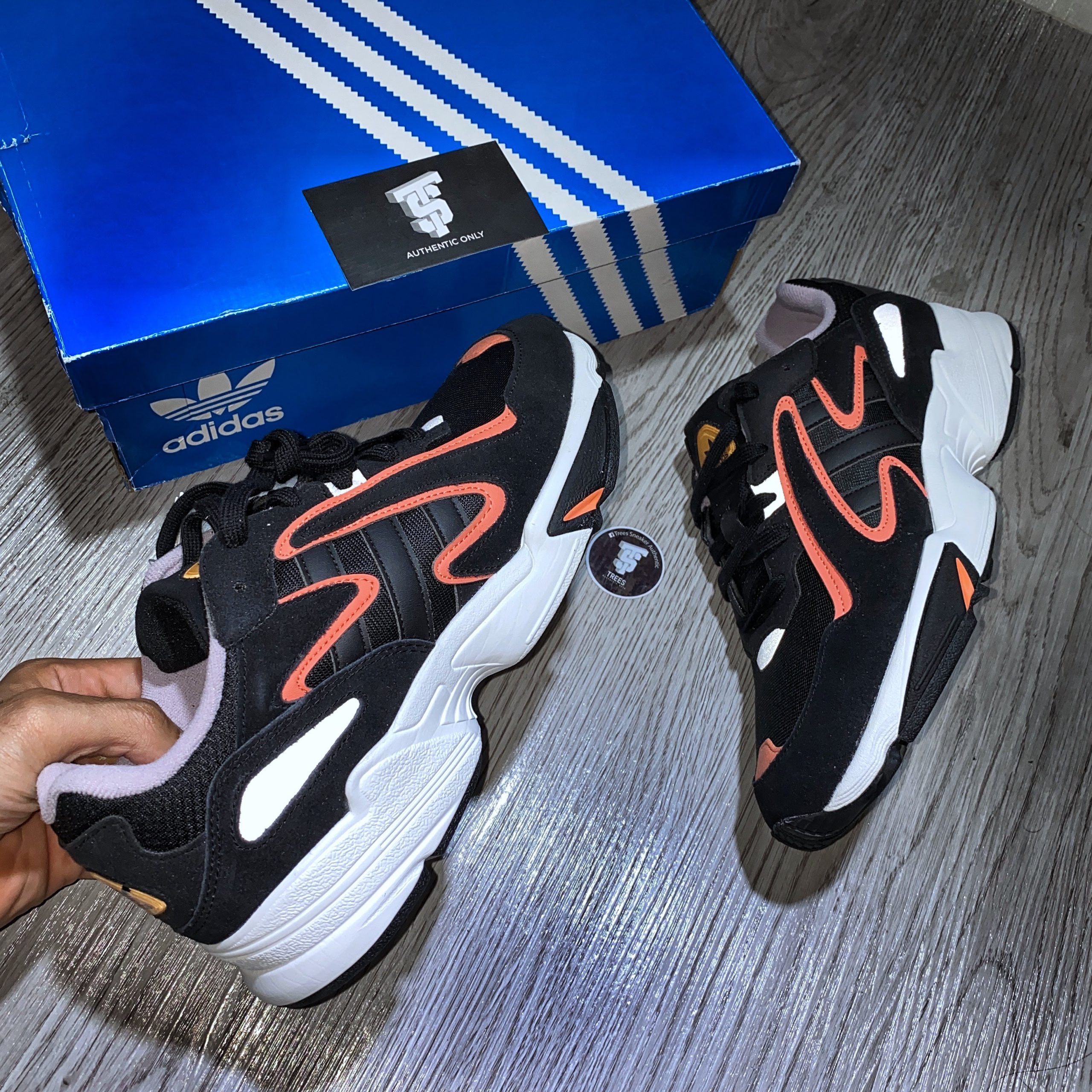 ADIDAS Yung - 96 Chasm Black Orange EE7234 - Trees Sneaker